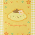 Japan Sanrio Original Card File - Pompompurin / Houndstooth Flower - 6