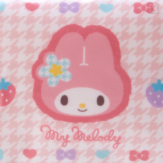 Japan Sanrio Original Pouch - My Melody / Houndstooth Flower - 5