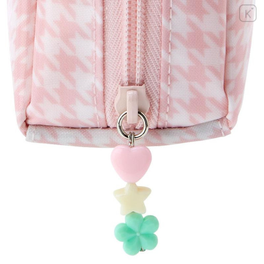 Japan Sanrio Original Pouch - My Melody / Houndstooth Flower - 7