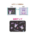 Japan Sanrio Eco Shopping Bag - Kuromi / Black - 2