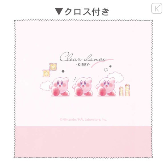 Japan Kirby Glasses Case - Pink / Clear Dance - 3