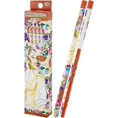 Japan Disney Princess 2B Pencil 12pcs Set - Beauty and the Beast