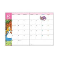 Japan Disney A6 Monthly Schedule Book - 2024 / Alice in Wonderland - 2