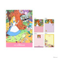 Japan Disney A6 Notepad - Alice in Wonderland / Retro - 1