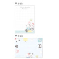 Japan Sanrio Mini Notepad - Funyumaru : Blue - 2