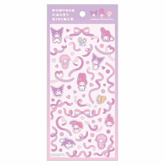 Japan Sanrio Topping Party Sticker - Kuromi & Melody & Sweet Piano