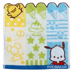 Japan Sanrio Jacquard Towel Handkerchief - Pochacco / Friend