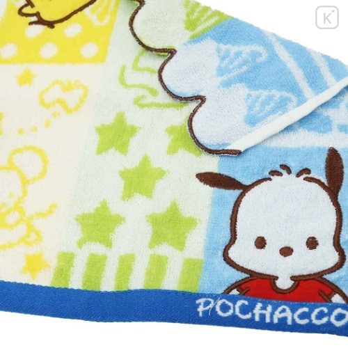 Japan Sanrio Jacquard Towel Handkerchief - Pochacco / Friend - 2