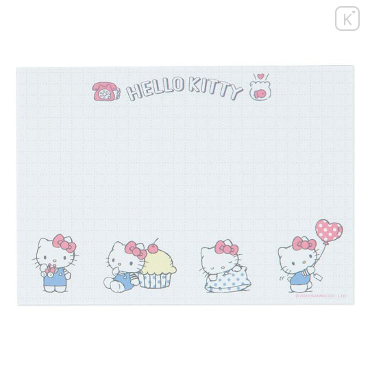 Japan Sanrio Original A6 Memo Set - Hello Kitty 2023 - 8
