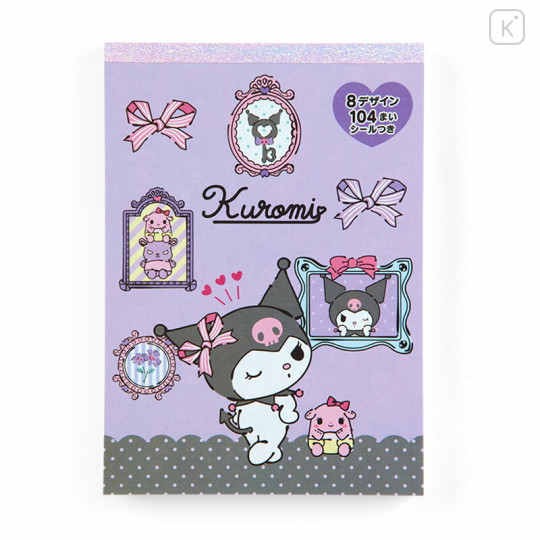 Japan Sanrio Original A6 Memo Set - Kuromi - 3