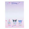 Japan Sanrio Original A6 Memo Set - Kuromi - 5
