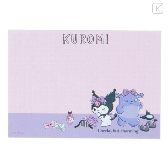 Japan Sanrio Original A6 Memo Set - Kuromi 2023 - 8