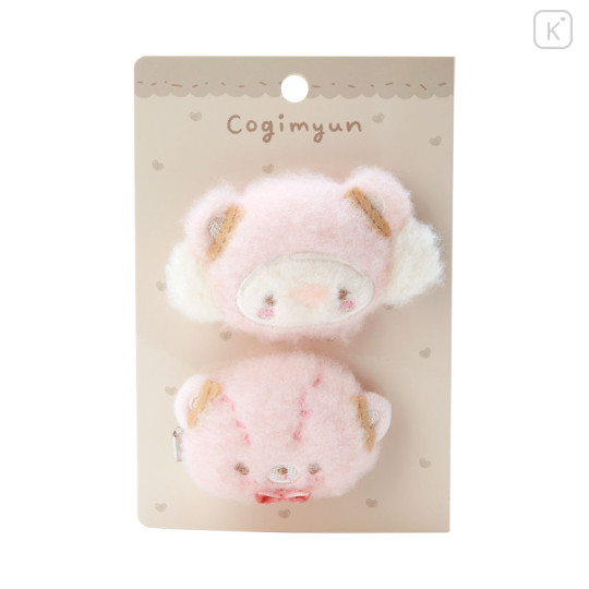 Japan Sanrio Original Hair Clips Set - Cogimyun / Handmade Bear - 1