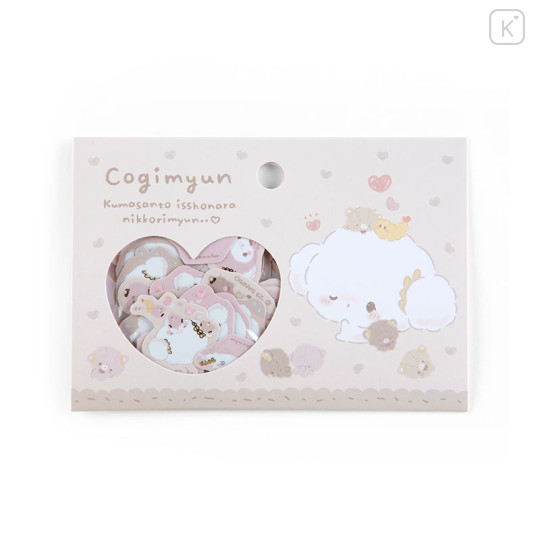 Japan Sanrio Original Sticker Pack - Cogimyun : Handmade Bear - 1