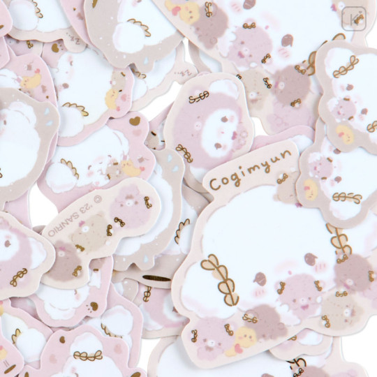 Japan Sanrio Original Sticker Pack - Cogimyun : Handmade Bear - 3