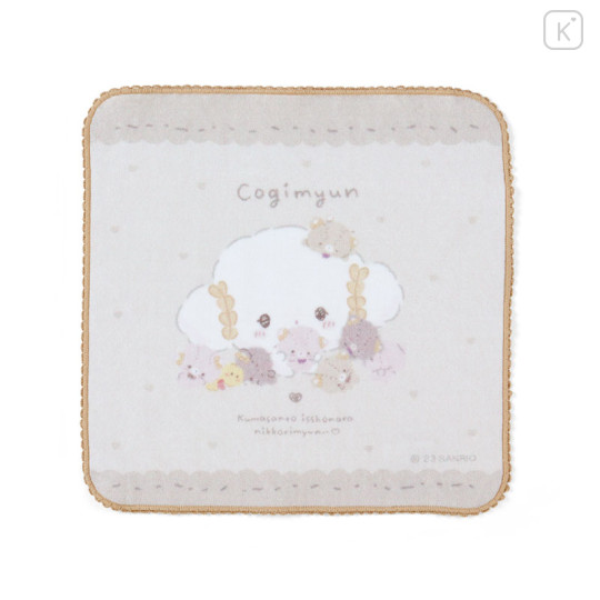Japan Sanrio Original Petit Towel - Cogimyun : Handmade Bear - 1