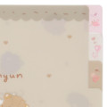 Japan Sanrio Original 3 Pockets A4 Index Clear File - Cogimyun / Handmade Bear - 5