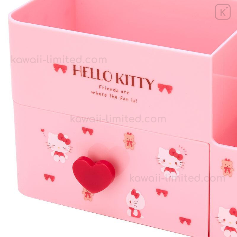Japan Sanrio Original Cosmetic Storage Box - Hello Kitty