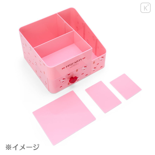 Japan Sanrio Original Cosmetic Storage Box - Kuromi - 3