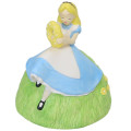 Japan Disney Coin Bank Figure - Alice in Wonderland / Grass - 1