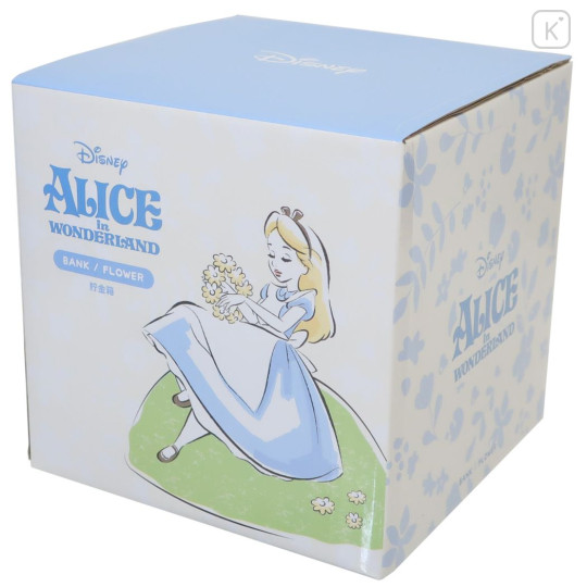 Japan Disney Coin Bank Figure - Alice in Wonderland / Grass - 5