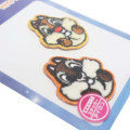 Japan Disney Embroidery Iron-on Applique Patch 2pcs Set - Chip & Dale - 2