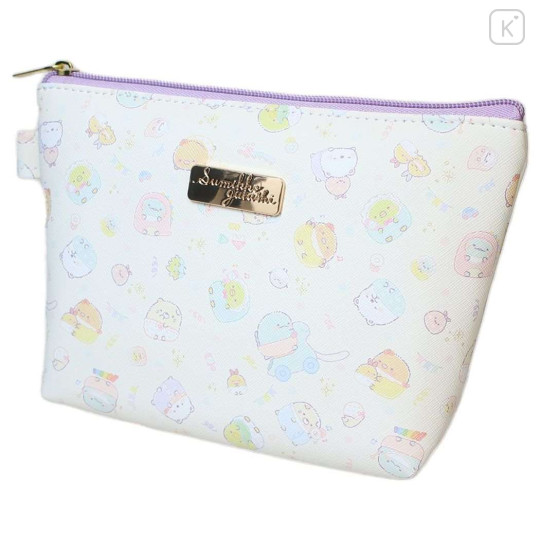 Japan San-X Boat Pouch (M) - Sumikko Gurashi / Baby Purple - 1