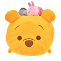 Japan Disney Store Tsum Tsum Fluffy Plush Tissue Box Cover - Pooh : Piglet 10th Anniversary - 4