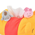 Japan Disney Store Tsum Tsum Fluffy Plush Tissue Box Cover - Pooh : Piglet 10th Anniversary - 8