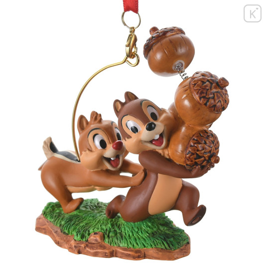 Japan Disney Store Ornament Figure - Chip & Dale : Chasing Each Other - 2