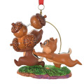 Japan Disney Store Ornament Figure - Chip & Dale : Chasing Each Other - 3