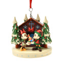 Japan Disney Store Ornament Figure - Mickey & Minnie : Snow Holiday - 1
