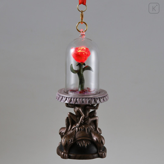 Japan Disney Store Ornament LED Figure - Beauty and The Beast : Magic Rose - 2