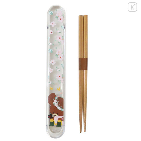 Japan The Bears School Chopsticks Box Set - Jackie / Flower Crown A - 1