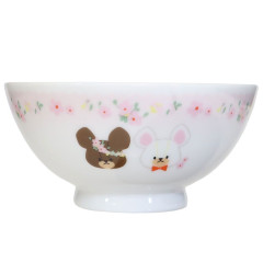 Japan The Bears School Rice Bowl - Jackie & David / Flower Crown