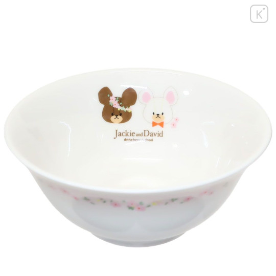 Japan The Bears School Mini Ramen Bowl - Jackie & David / Flower Crown - 1