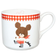 Japan The Bears School Porcelain Mug - Cooking Jackie / Gingham