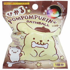 Japan Sanrio Bath Ball with Glowing Mascot - Pompompurin
