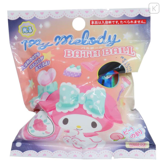 Japan Sanrio Bath Ball with Glowing Mascot - My Melody - 1