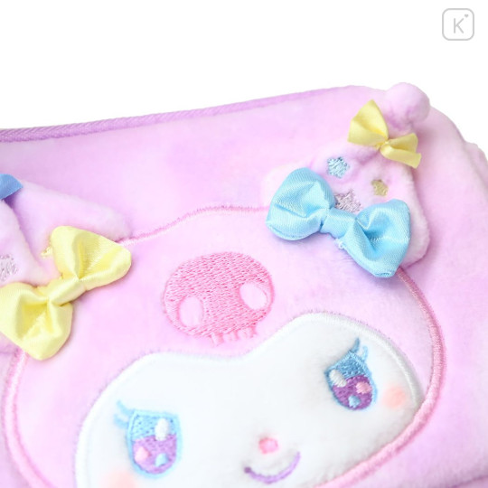 Japan Sanrio Mini Pouch & Tissue Case - Kuromi / Dreamy - 4