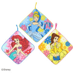 Japan Disney Handkerchief Set of 3 - Princess / Ariel Belle Cinderella