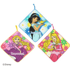 Japan Disney Handkerchief Set of 3 - Princess / Rapunzel Jasmine Sleeping Beauty