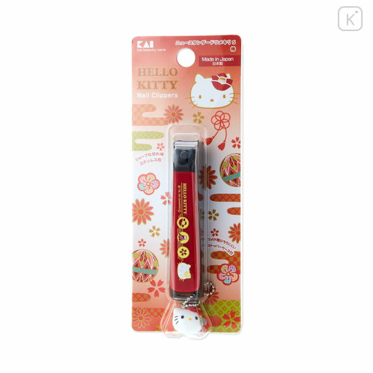 Japan Sanrio Kai Nail Clipper (S) - Hello Kitty : Camellia - 3