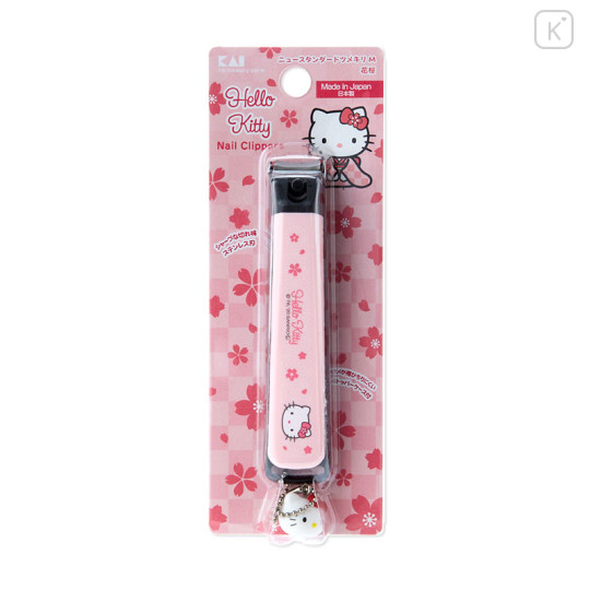 Japan Sanrio Kai Nail Clipper (M) - Hello Kitty : Sakura - 3