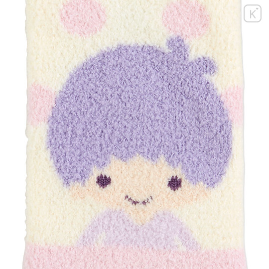 Japan Sanrio Original Fluffy Socks - Little Twin Stars - 2