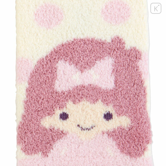 Japan Sanrio Original Fluffy Socks - Little Twin Stars - 3