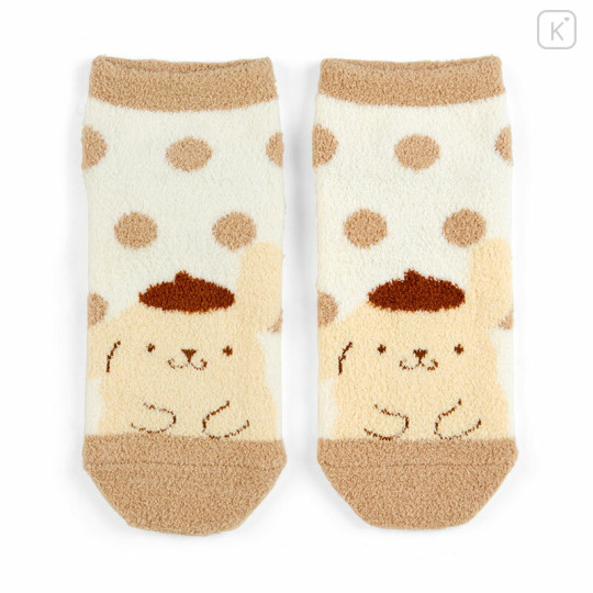 Japan Sanrio Original Fluffy Socks - Pompompurin - 1