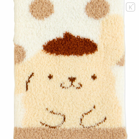 Japan Sanrio Original Fluffy Socks - Pompompurin - 2
