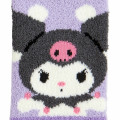 Japan Sanrio Original Fluffy Socks - Kuromi - 2