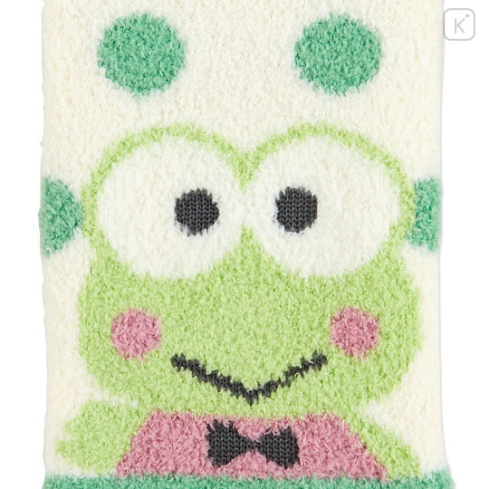 Japan Sanrio Original Fluffy Socks - Keroppi - 2